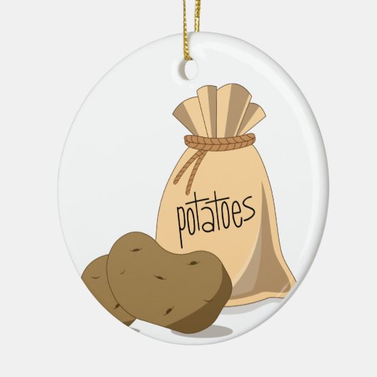 Aardappelen Keramisch Ornament (Links)
