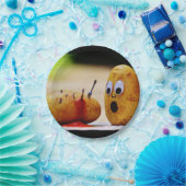 Aardappelen Ketchup Murder Blood Funny Paper Borde Papieren Bordje (Feest)