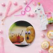 Aardappelen Ketchup Murder Blood Funny Paper Borde Papieren Bordje (Feest)