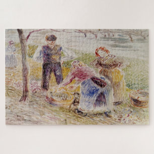 Aardappelen oogsten, 1884 - Camille Pissarro Legpuzzel
