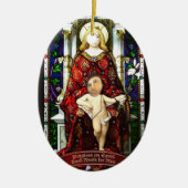 "Aardappelen op Aarde" Aardappelboom Jezus Ornamen Keramisch Ornament (Voorkant)