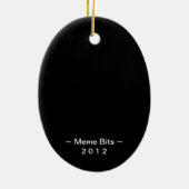 "Aardappelen op Aarde" Aardappelboom Jezus Ornamen Keramisch Ornament (Achterkant)