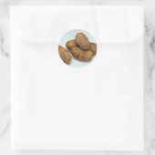 Aardappelen Ronde Sticker (Tas)