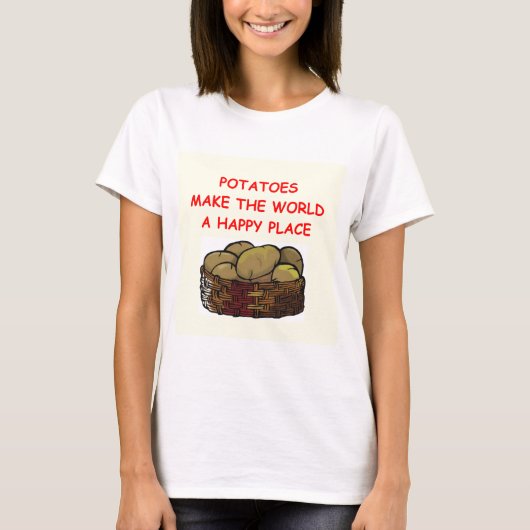 aardappelen t-shirt (Voorkant)