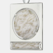 Aardappelen Verzilverd Banner Ornament (Links)