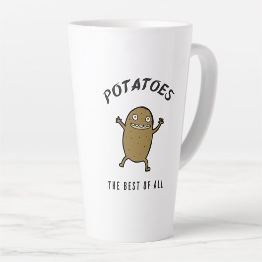 Aardappelen zijn de beste latte mok (Rechterhoek)