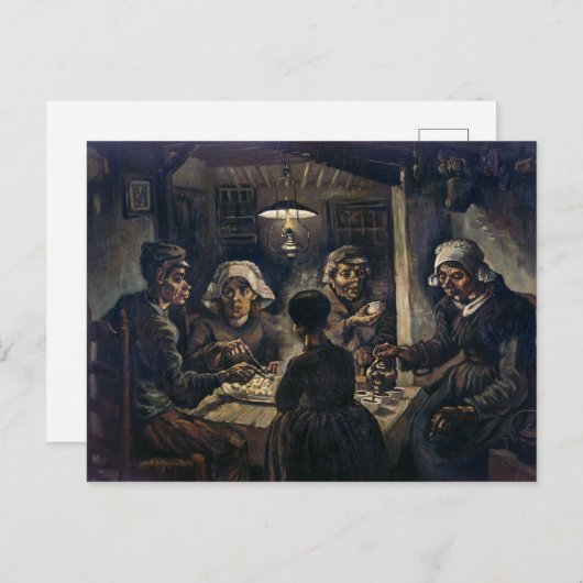 Aardappeleters | Van Gogh | Briefkaart (Voorkant / Achterkant)