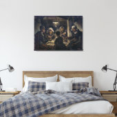 Aardappeleters | Van Gogh | Canvas Afdruk (Insitu (Slaapkamer))