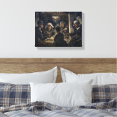 Aardappeleters | Van Gogh | Canvas Afdruk (Insitu (Slaapkamer))