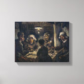 Aardappeleters | Van Gogh | Canvas Afdruk (Voorkant)