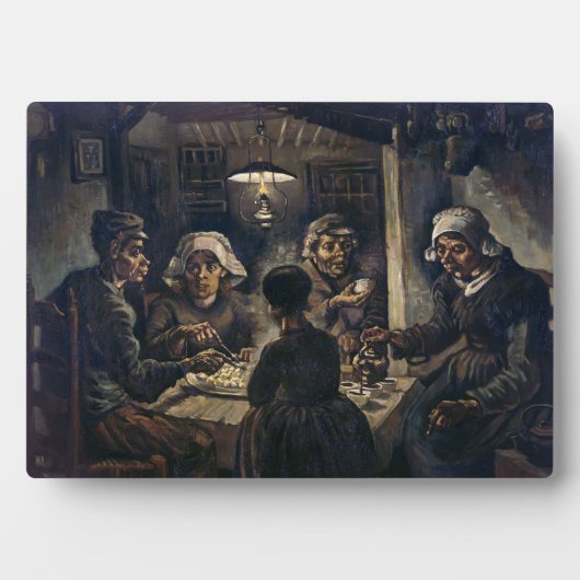 Aardappeleters | Van Gogh | Fotoplaat (voorkant)