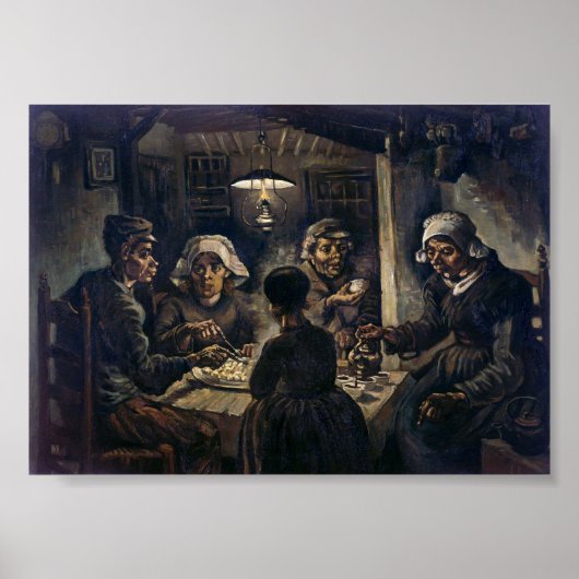 Aardappeleters | Van Gogh | Poster (Voorkant)