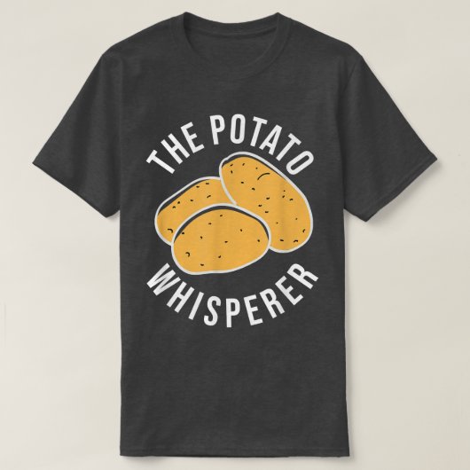 Aardappelgroothandelaar Funny Potato Farmer T-shirt (Design voorkant)