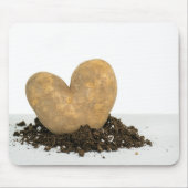 Aardappelhart in de vuilnisbak muismat (Voorkant)