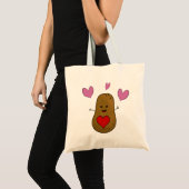 Aardappelharten Tote Bag (Voorkant (product))