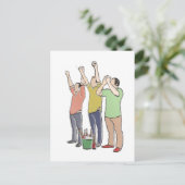 Aardappelhonkbalventilatoren Briefkaart (Staand voorkant)