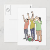 Aardappelhonkbalventilatoren Briefkaart (Voorkant / Achterkant)