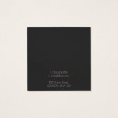 Aardappelhouder Vierkante Visitekaartjes (Achterkant)