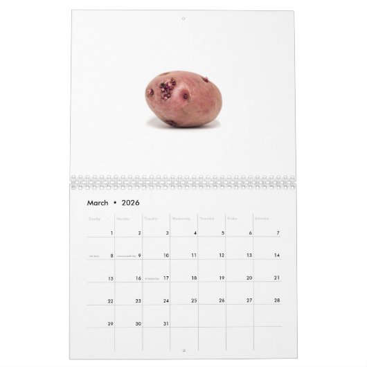 Aardappelkalender 2017 kalender (Mar 2026)