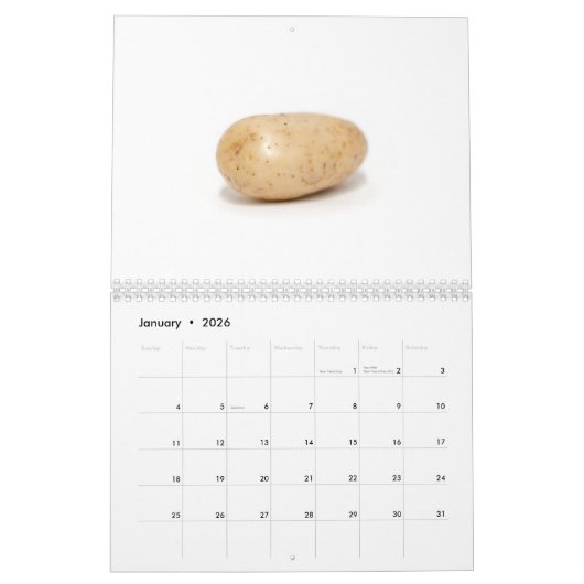 Aardappelkalender 2017 kalender (Jan 2026)