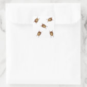Aardappelkevers Vierkante Sticker (Tas)