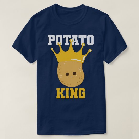 Aardappelkoning Kawaii T-shirt (Design voorkant)