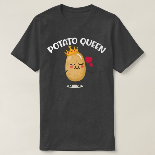 Aardappelkoningin Potato Spud T-shirt (Design voorkant)