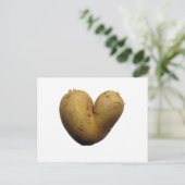 Aardappelliefde Briefkaart (Staand voorkant)