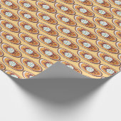 Aardappelmoessons Snack Food Appetizer Bacon Cadeaupapier (Hoek)