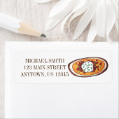 Aardappelmoessons Snack Food Appetizer Bacon Etiket (Insitu)