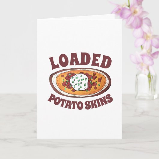 Aardappelmoessons Snack Food Appetizer Bacon Kaart (Orchidee)
