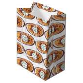 Aardappelmoessons Snack Food Appetizer Bacon Medium Cadeauzakje (Voorkant Gekanteld)