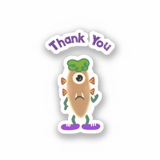 Aardappelmonster Sticker (Voorkant)
