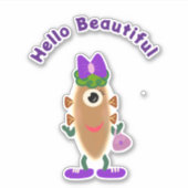 Aardappelmonster Sticker (Voorkant)