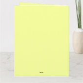 Aardappelmonster Verjaardagskaart Bedankkaart (Achterkant)