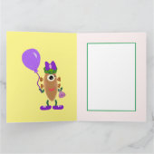 Aardappelmonster Verjaardagskaart Bedankkaart (Binnen)