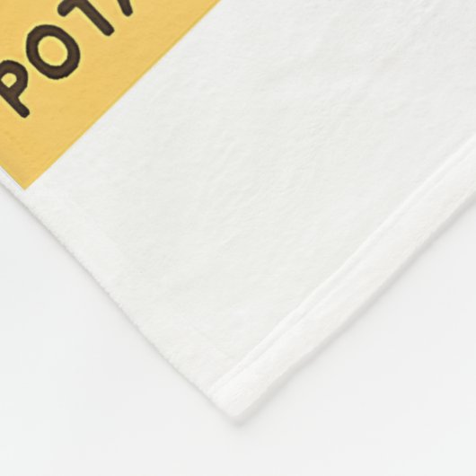 Aardappelmoot Vegetable Tater Vegan Lover Keto Fleece Deken (Hoek)