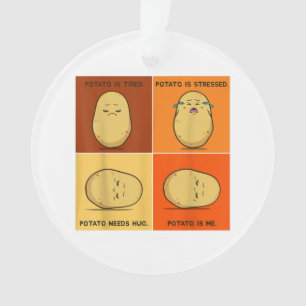 Aardappelmoot Vegetable Tater Vegan Lover Keto Ornament
