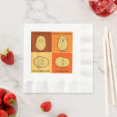 Aardappelmoot Vegetable Tater Vegan Lover Keto Servet (Insitu)