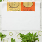 Aardappelmoot Vegetable Tater Vegan Lover Keto Theedoek (Gevouwen)