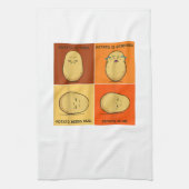 Aardappelmoot Vegetable Tater Vegan Lover Keto Theedoek (Verticaal)