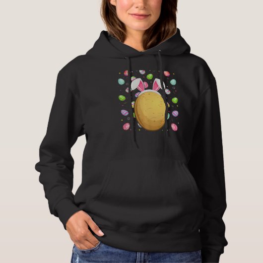 Aardappelpasta Funny Potato Paaszondag Hoodie (Voorkant)