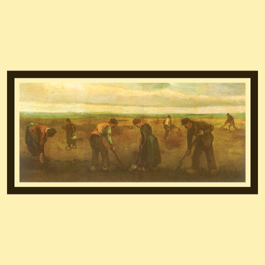 Aardappelplanten door Vincent van Gogh,  kunst Poster