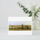 Aardappelplanten, Vincent van Gogh Fine Art Briefkaart (Staand voorkant)