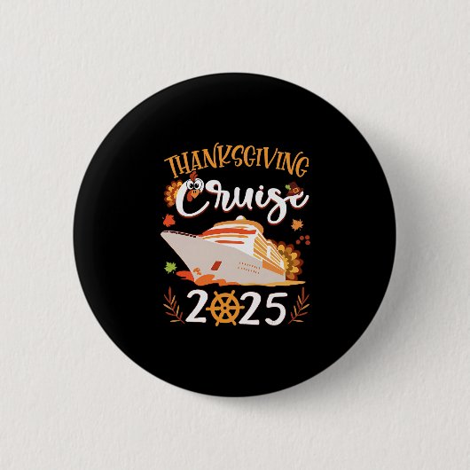 Aardappelpuree Grappige Thanksgiving Kerst Dineren Ronde Button 5,7 Cm (Voorkant)