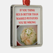 aardappelpuree metalen ornament (Rechts)