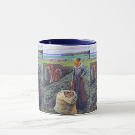 Aardappelrooiers Elin Danielson 1893 Mok (Midden)