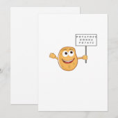 Aardappels gaan aardappelen (Groente Aardappel Pun Feestdagenkaart (Voorkant / Achterkant)