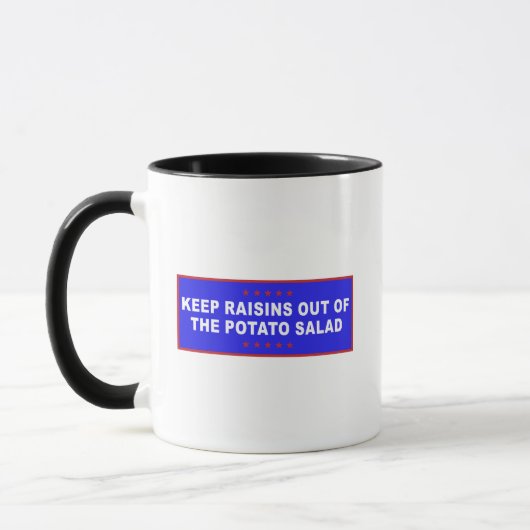 Aardappelsalade Grappige meme Mok (Links)