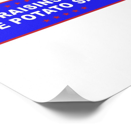 Aardappelsalade Grappige meme Poster (Hoek)